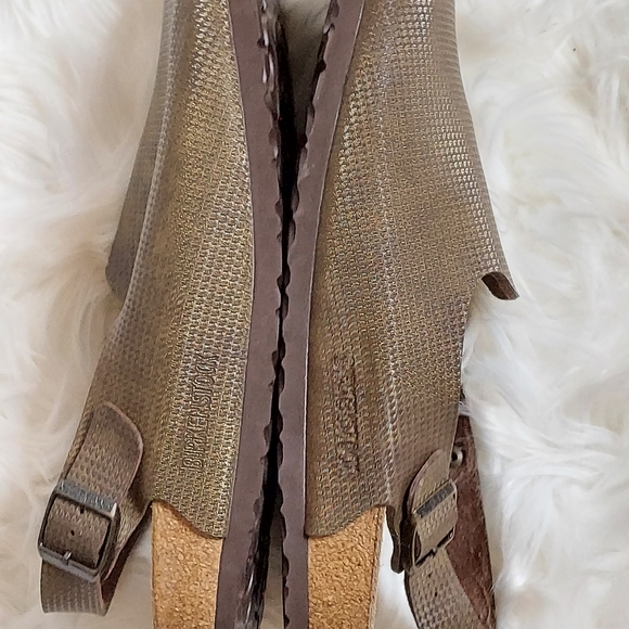 Birkenstock Shimmer Brown camo Mules - Picture 7 of 12